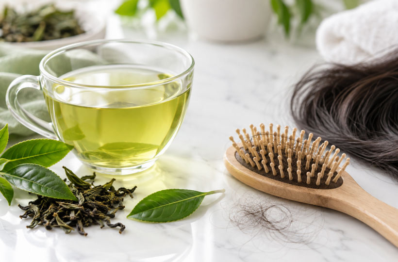 آیا چای سبز باعث ریزش مو می‌شود؟ بررسی تأثیر چای سبز بر سلامت مو