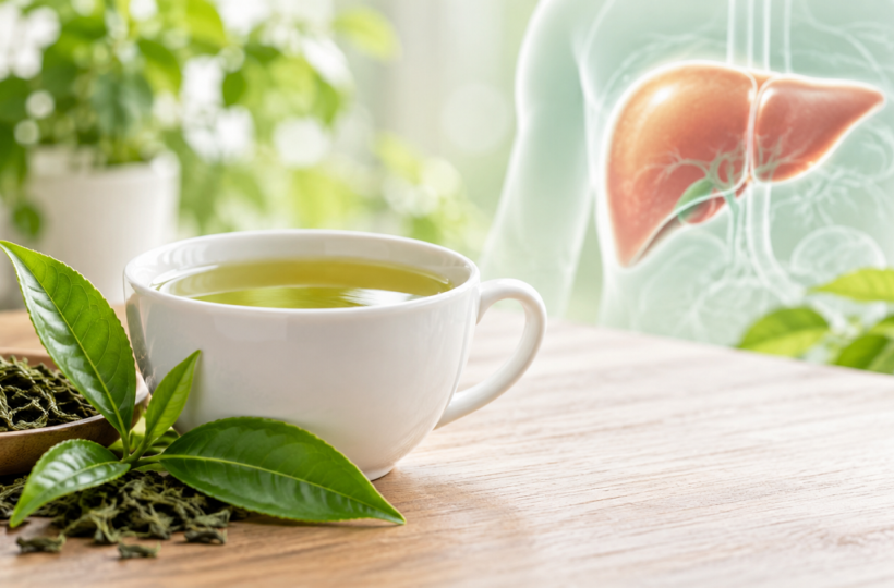 آیا مصرف چای سبز به بهبود کبد چرب کمک می‌کند؟ بررسی علمی فواید و محدودیت‌ها