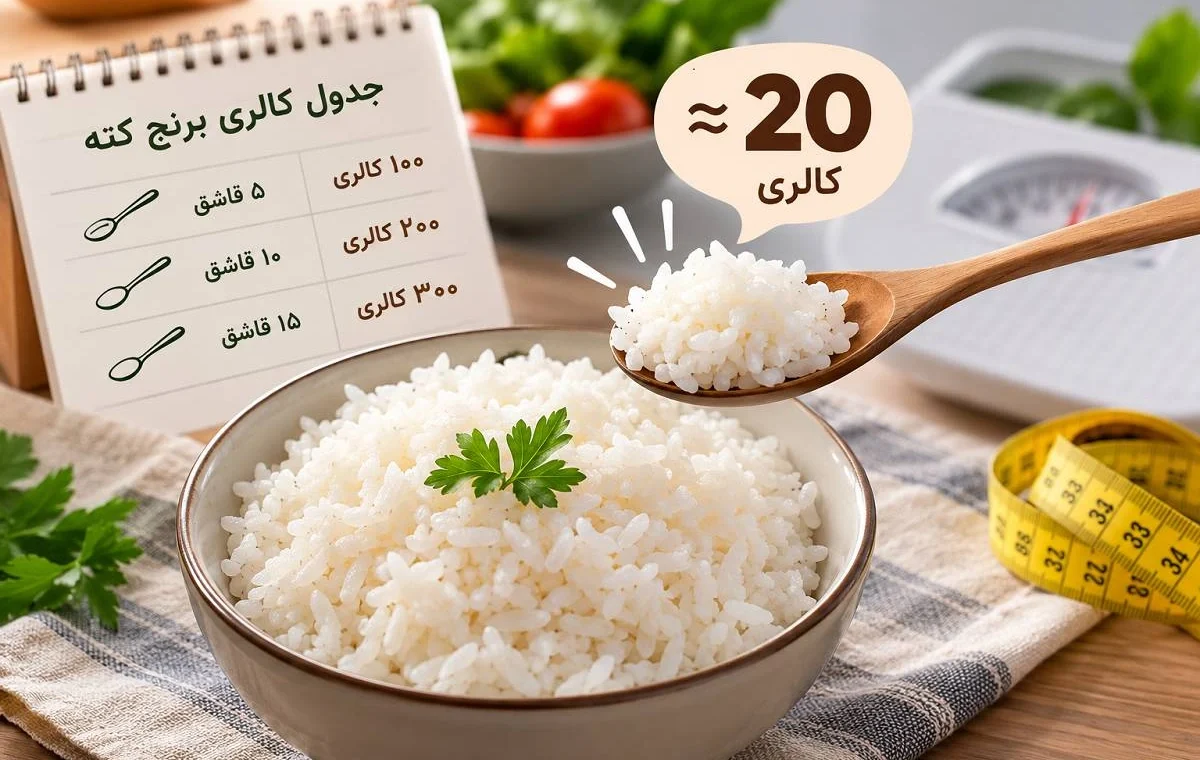 هر قاشق برنج کته چند کالری دارد؟ عددی که رژیمی‌ها باید بدانند