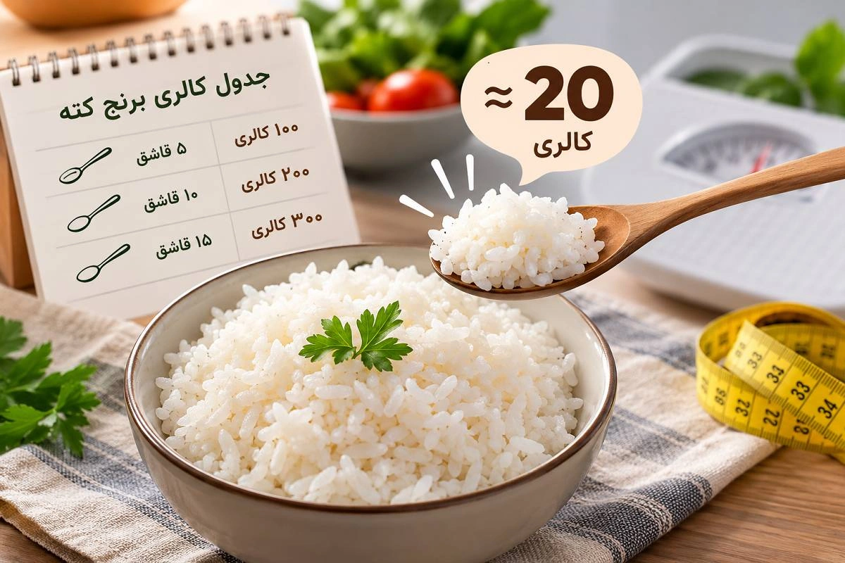 هر قاشق برنج کته چند کالری دارد؟ عددی که رژیمی‌ها باید بدانند
