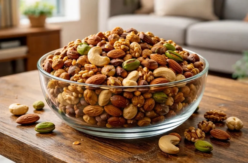 کالری آجیل مخلوط چقدر است؟ (جدول هر مشت و هر ۱۰۰ گرم)