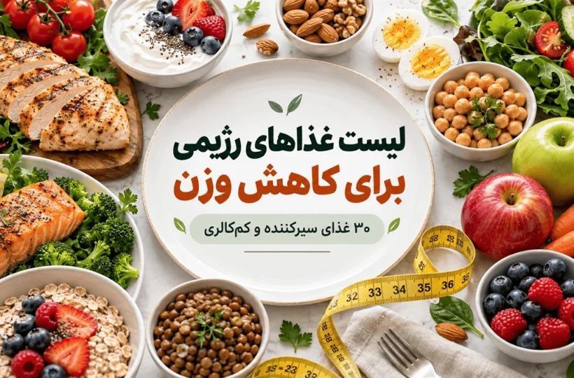 لیست غذاهای رژیمی برای کاهش وزن؛ ۳۰ غذای سیرکننده و کم‌کالری